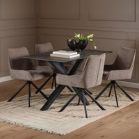 Sedia con braccioli Dora