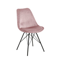 Sedia Lisbon in velluto