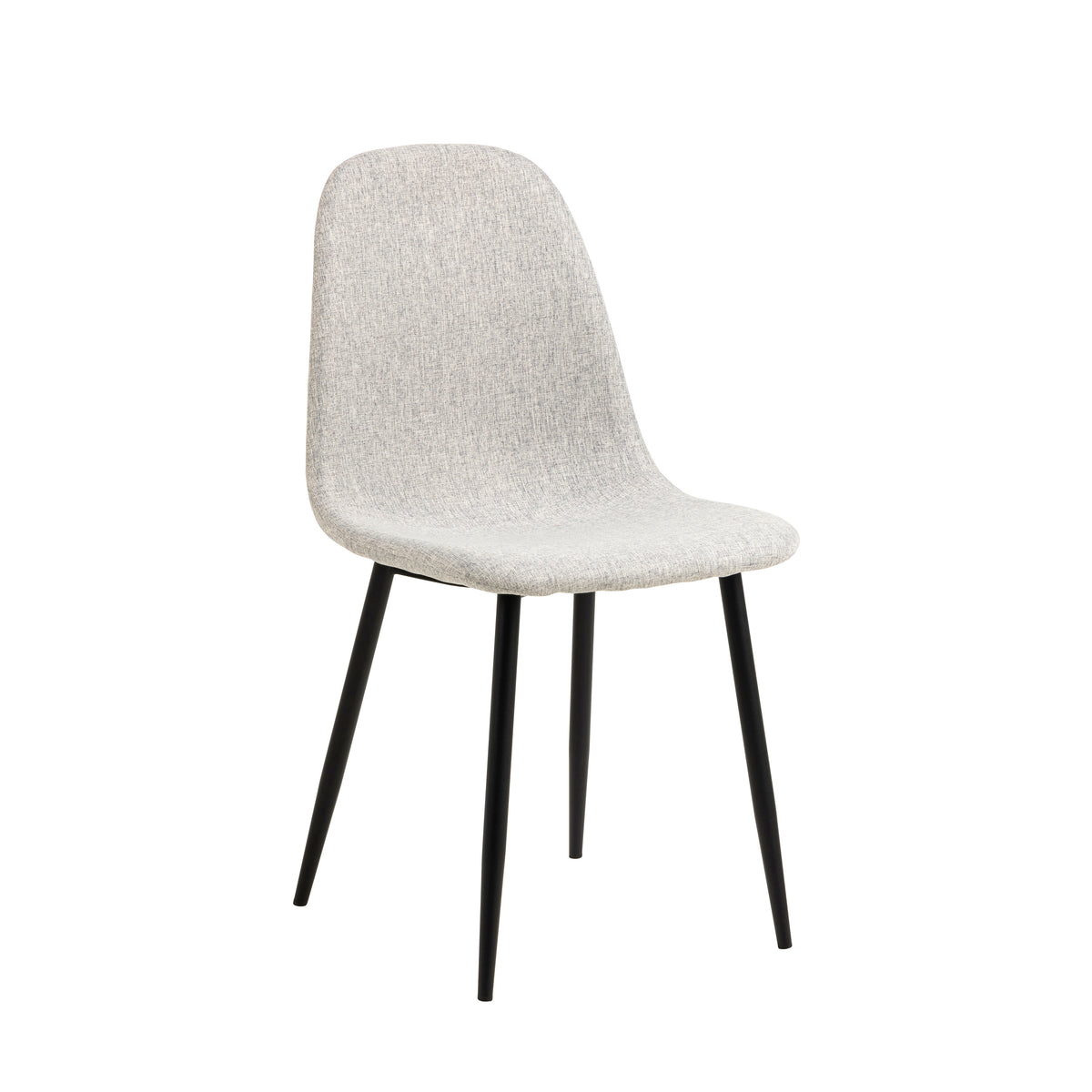 Sedia Calla gambe in metallo nero