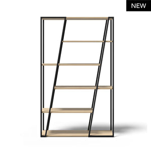 Acquista la libreria Albi: funzionale e originale, con ampi spazi per libri e oggetti. Misure: larghezza 120 cm, profondità 38 cm, altezza 197 cm. Montaggio richiesto.