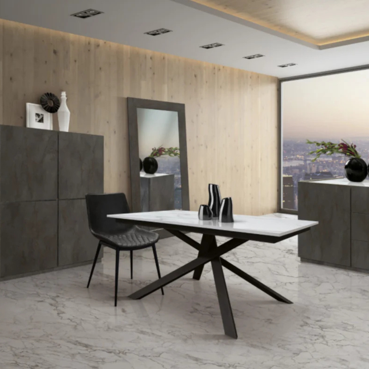 Tavolo allungabile AMBER 160×90 cm – 210×90 cm