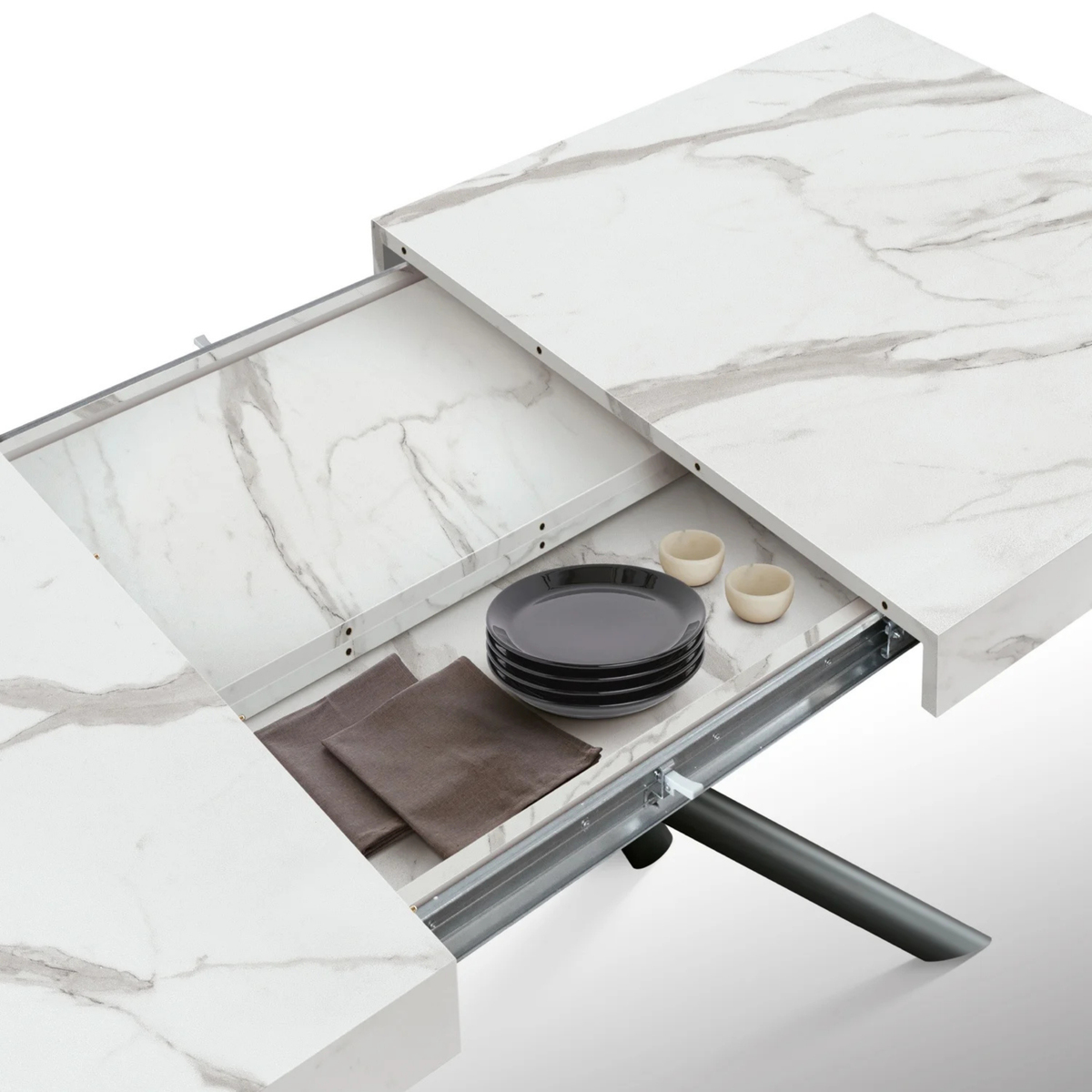 Tavolo allungabile Basileo 160x90 cm to 240x90 cm