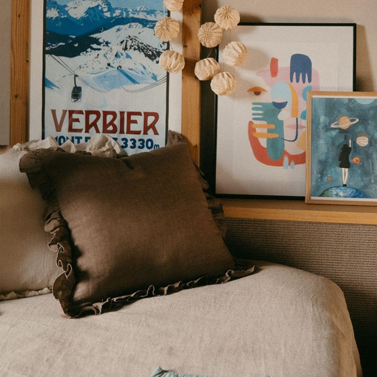 Cuscino ALLEN cioccolato