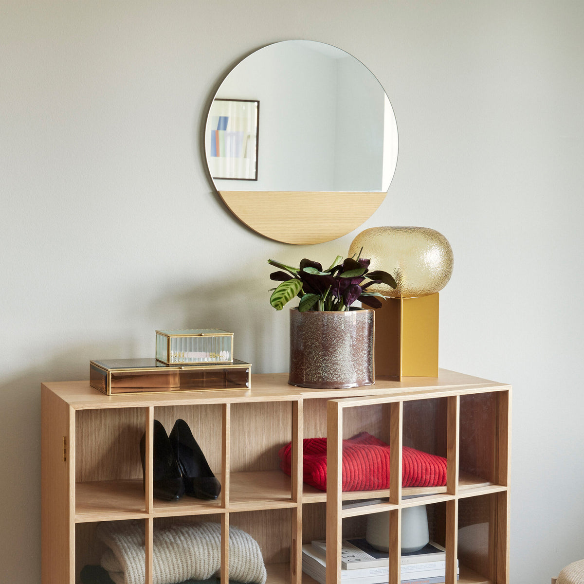 Specchio CRESCENT rotondo