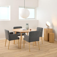 Sedia con braccioli York