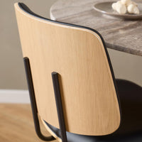 Sedia Oregon con gambe a stella