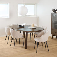 Sedia con braccioli Clara