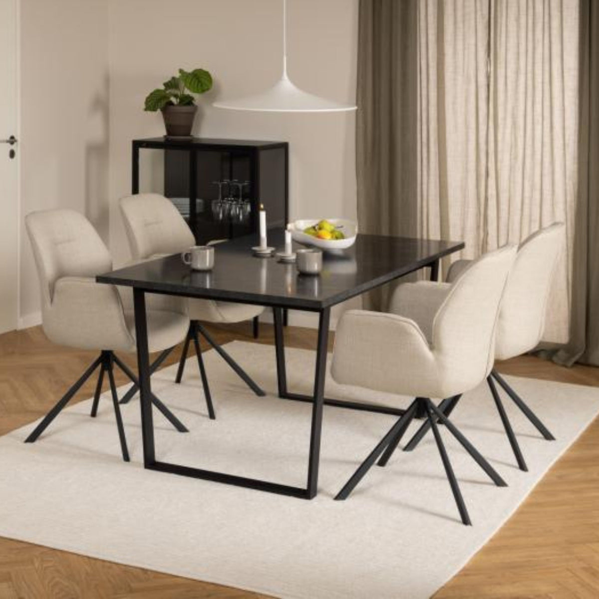 Sedia con braccioli Ann