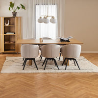 Sedia con braccioli Dean