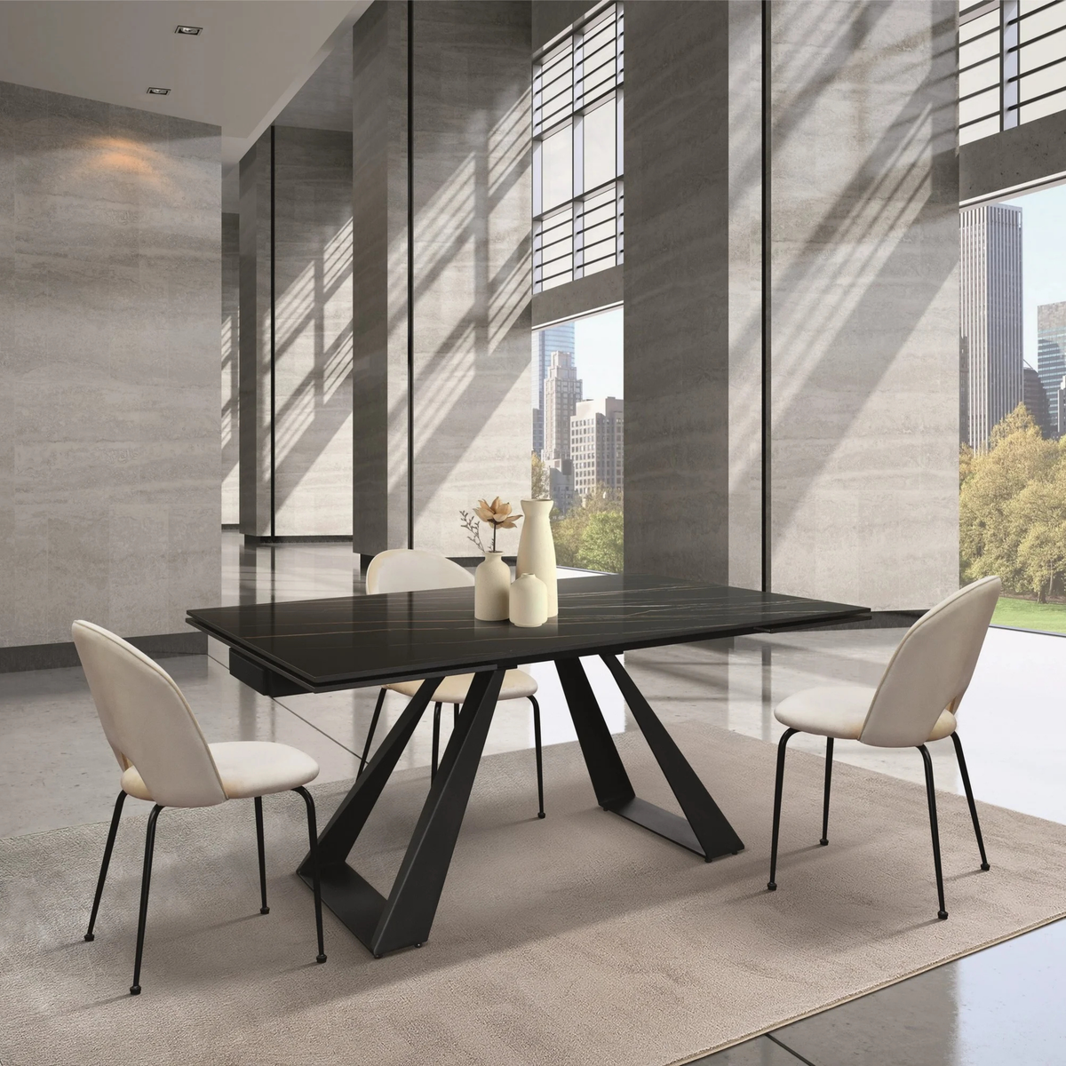 Tavolo allungabile KLAUS 160x90 cm - 240x90 cm