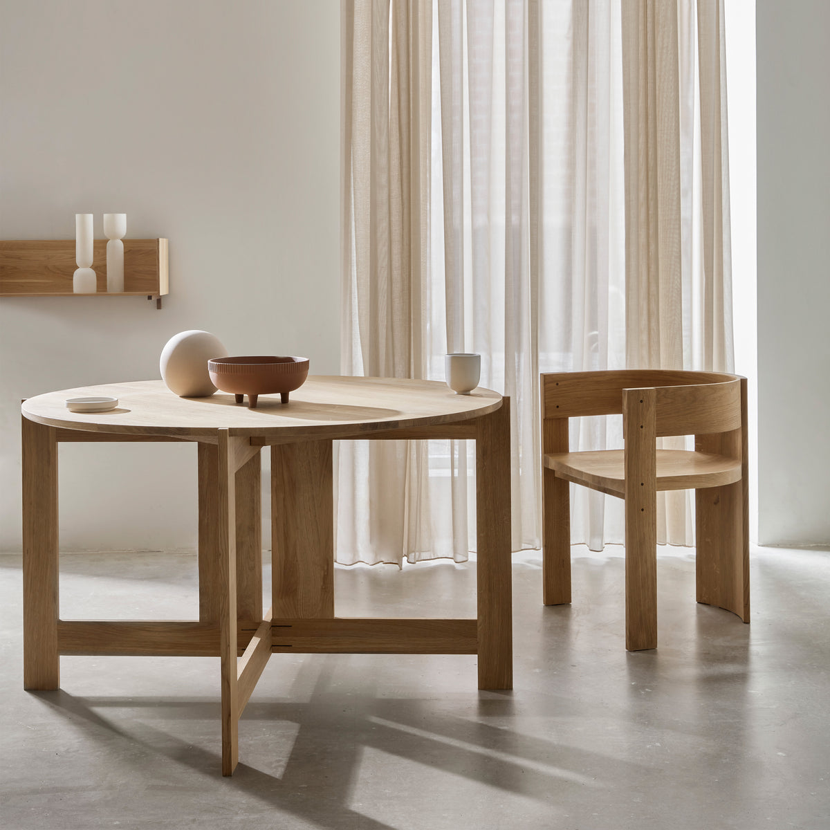 Tavolo da pranzo rotondo Collector