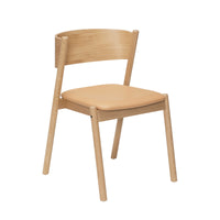 Sedia OBLIQUE con cuscino