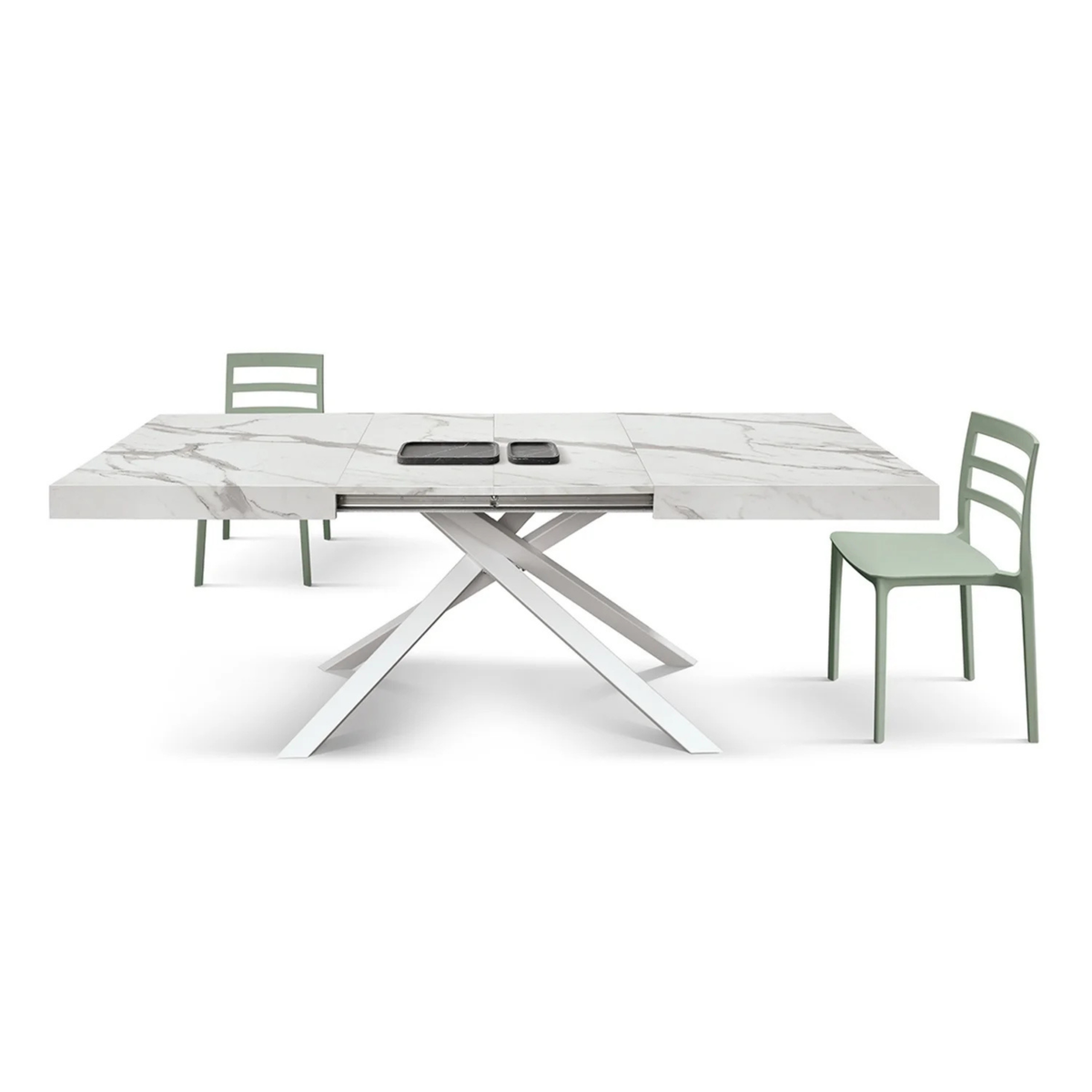 Tavolo allungabile MALMO 140x90 cm - 220x90 cm