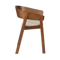 Poltrona Edo con braccioli - Design Japandi