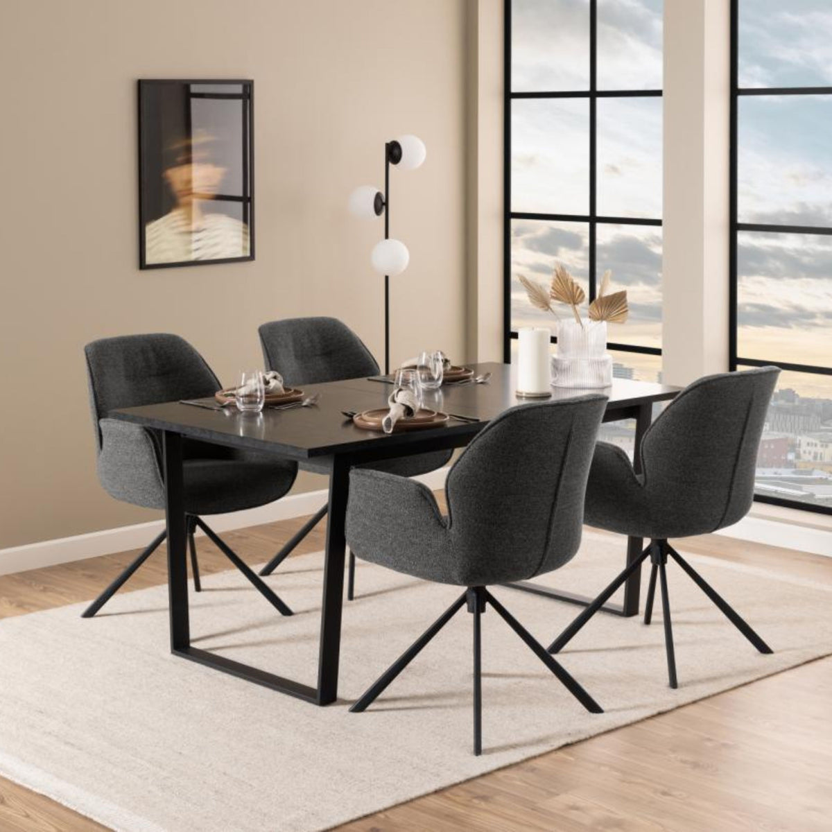 Sedia con braccioli Ann