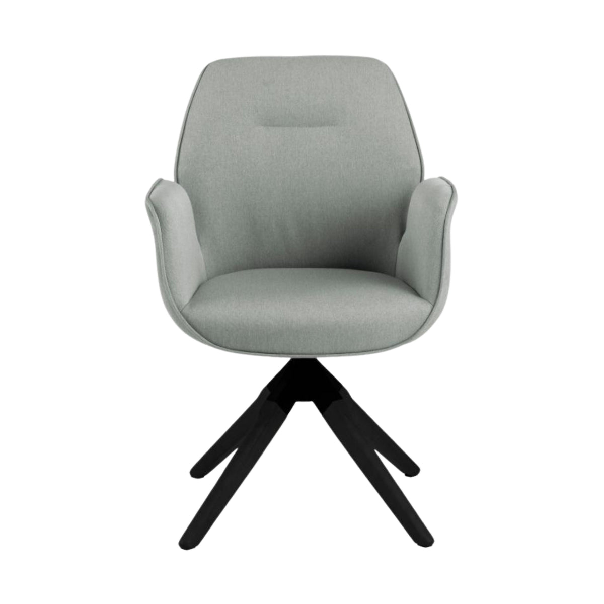 Sedia con braccioli Ann con gambe in legno