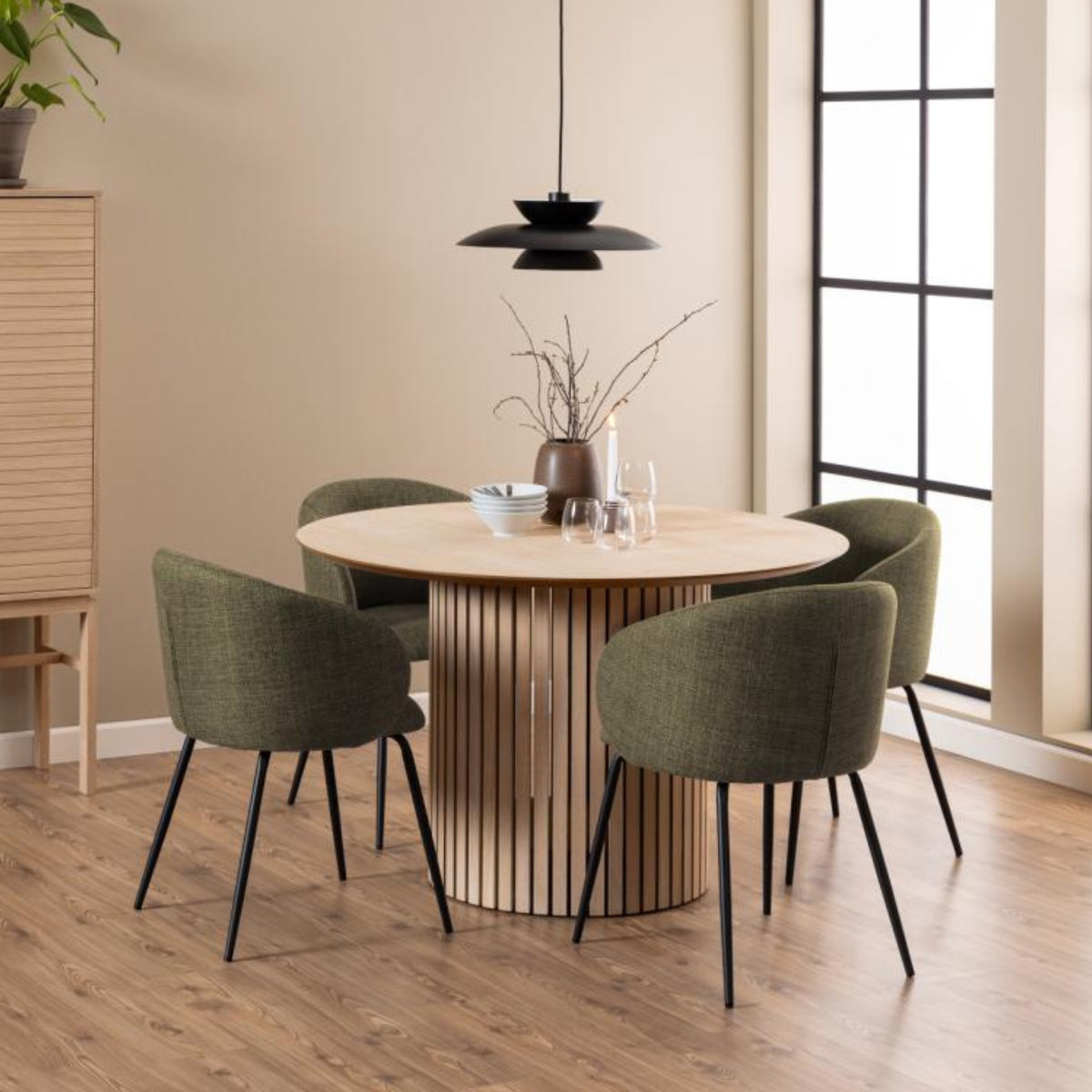 Sedia con braccioli Rebecca