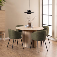 Sedia con braccioli Rebecca