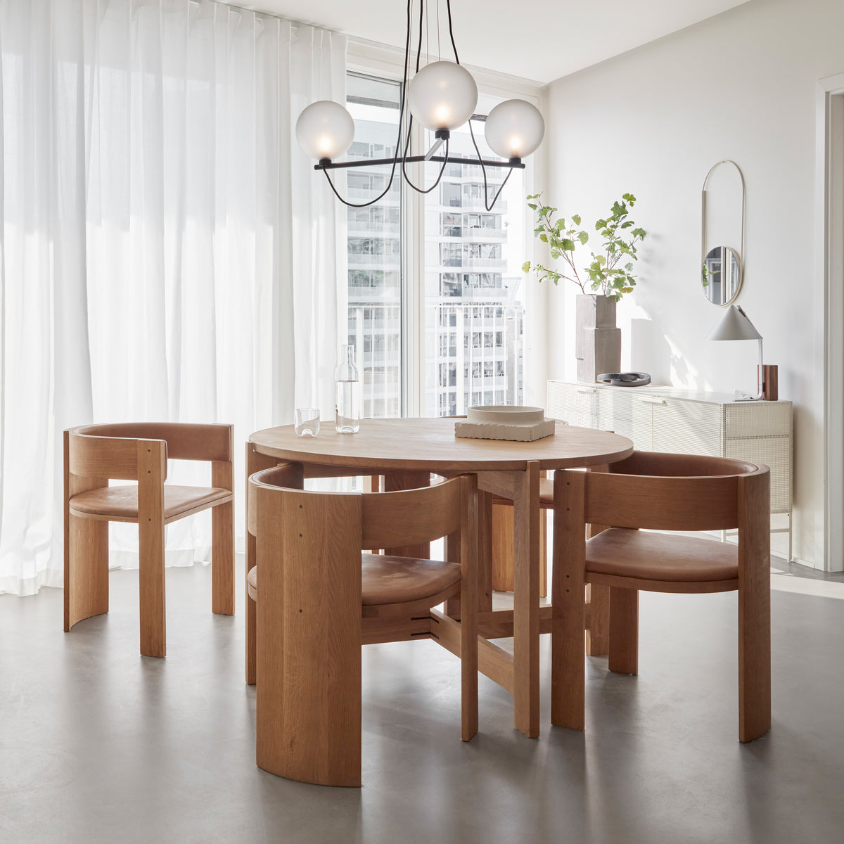 Tavolo da pranzo rotondo Collector