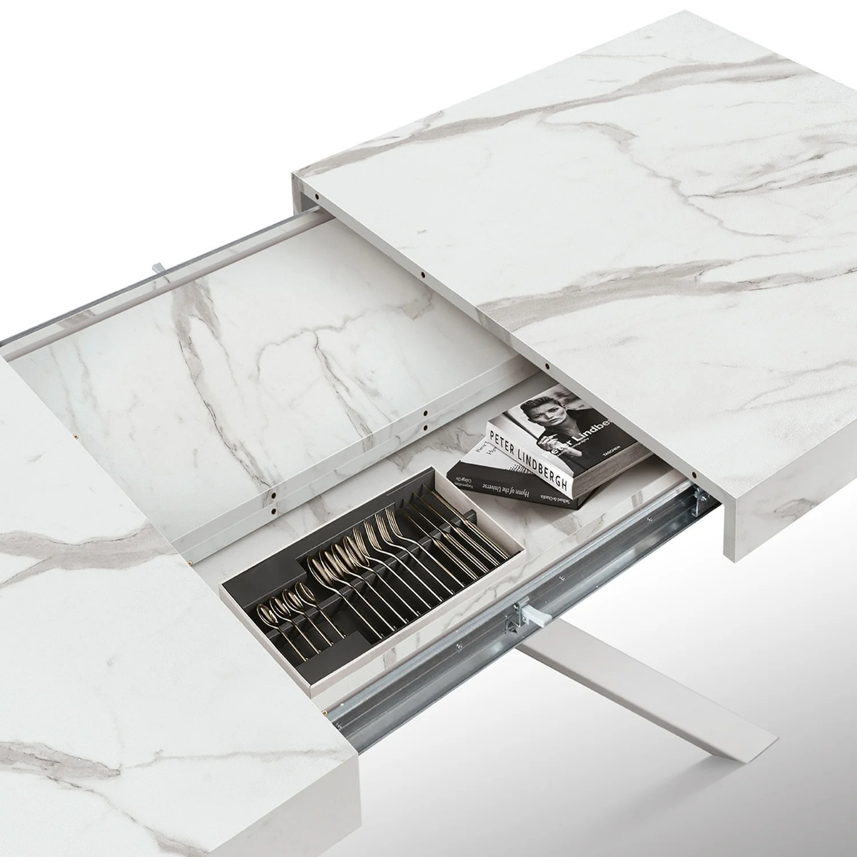 Tavolo allungabile MALMO 140x90 cm - 220x90 cm