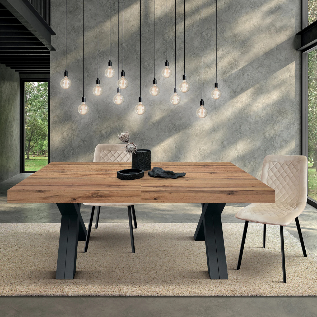 Tavolo allungabile 180x90 cm - 480x90 cm