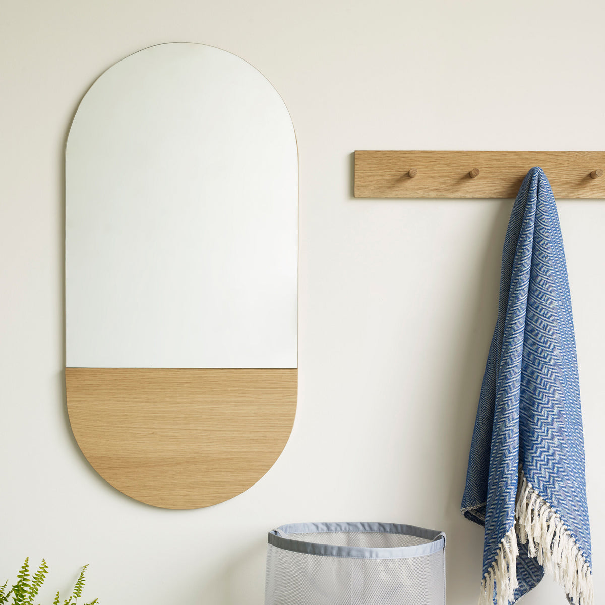 Specchio CRESCENT ovale