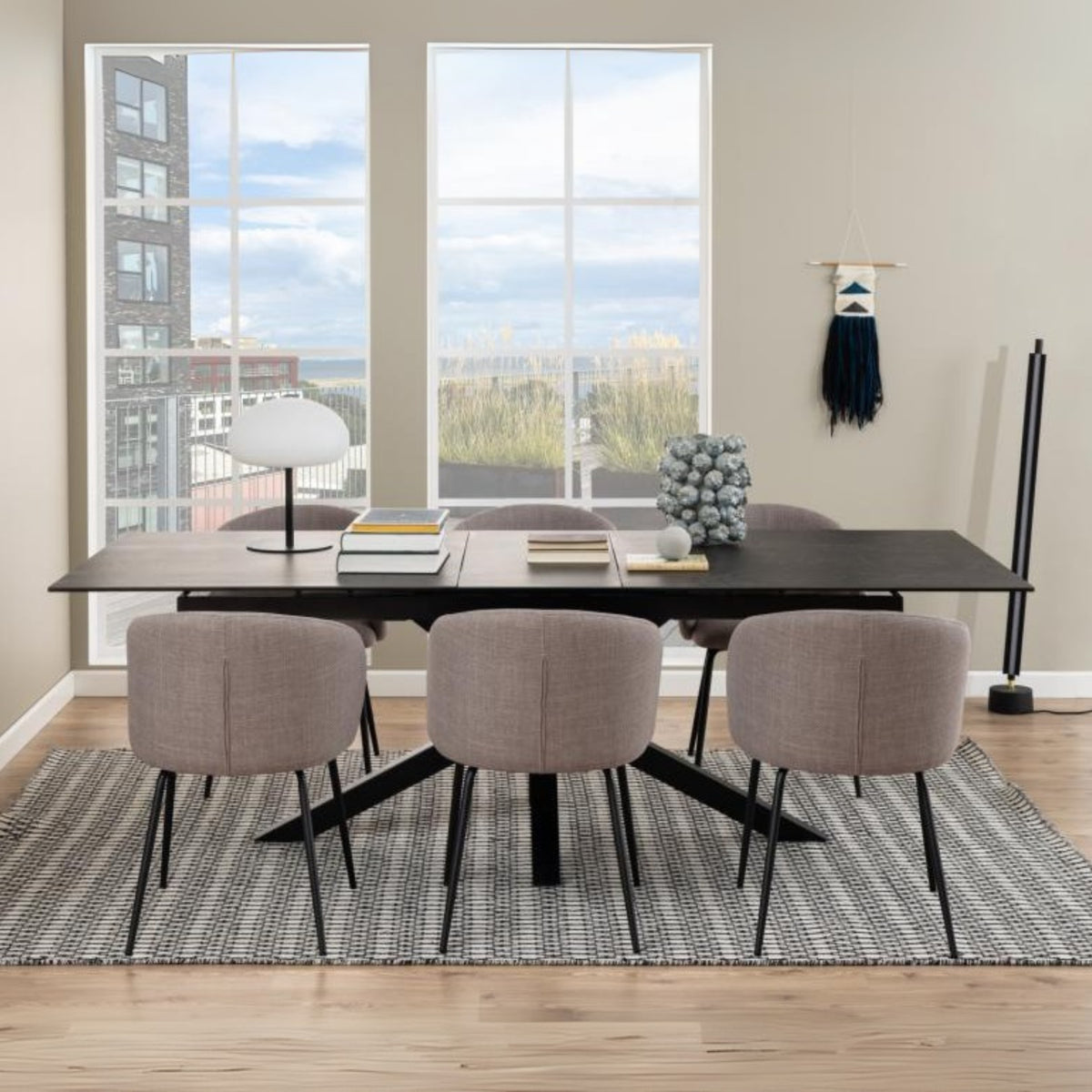 Sedia con braccioli Rebecca