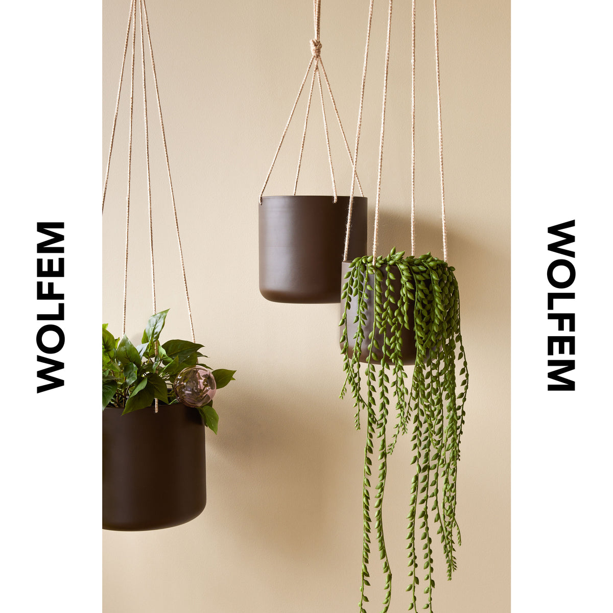 Vasi sospesi BLOOM (set di 3)