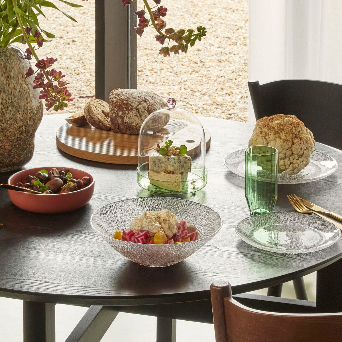 Campana in vetro FLORA