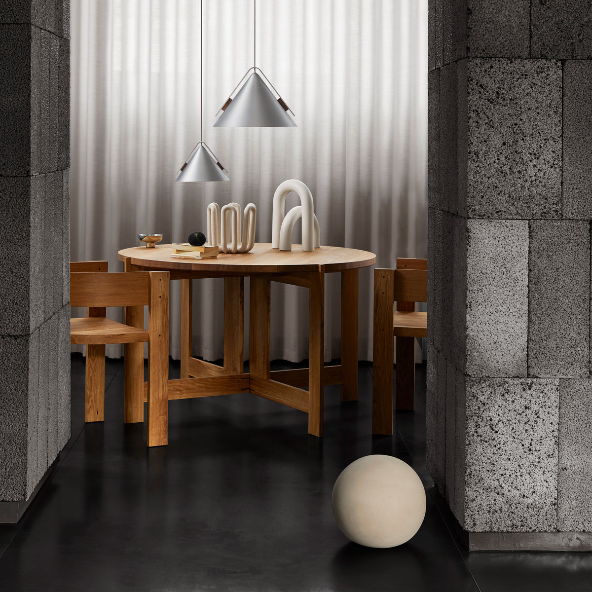 Tavolo da pranzo rotondo Collector