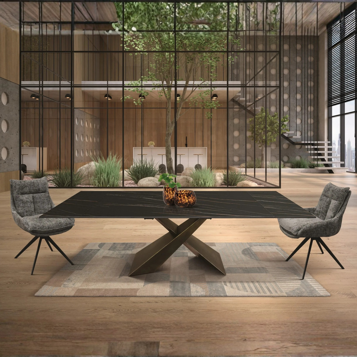 Tavolo allungabile Milano 180x90 - 260x90 cm