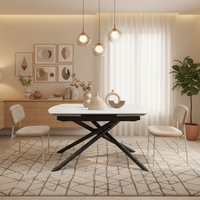 Tavolo allungabile Michelangelo 120x88 cm – 180x88 cm