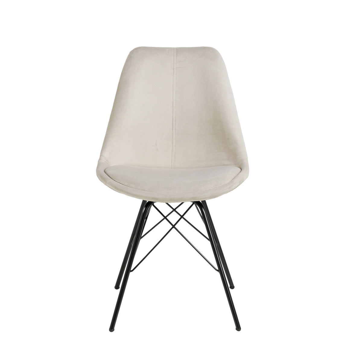 Sedia Lisbon in velluto