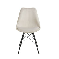 Sedia Lisbon in velluto