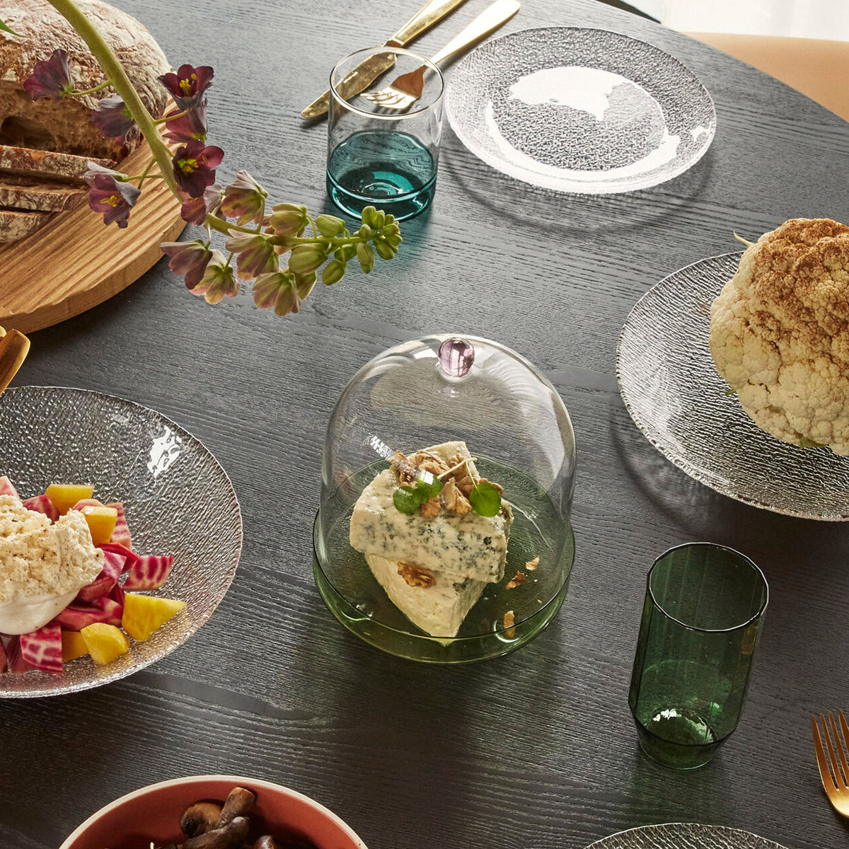 Campana in vetro FLORA