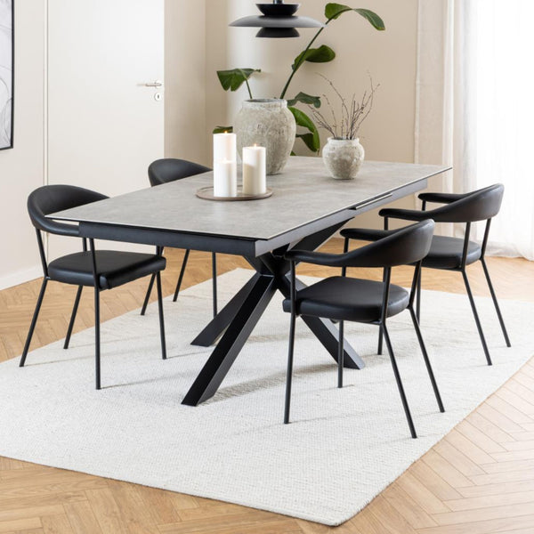 Sedia con braccioli Carver