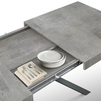 Tavolo allungabile MALMO con gambe incrociare 95x90 cm - 145x90 cm