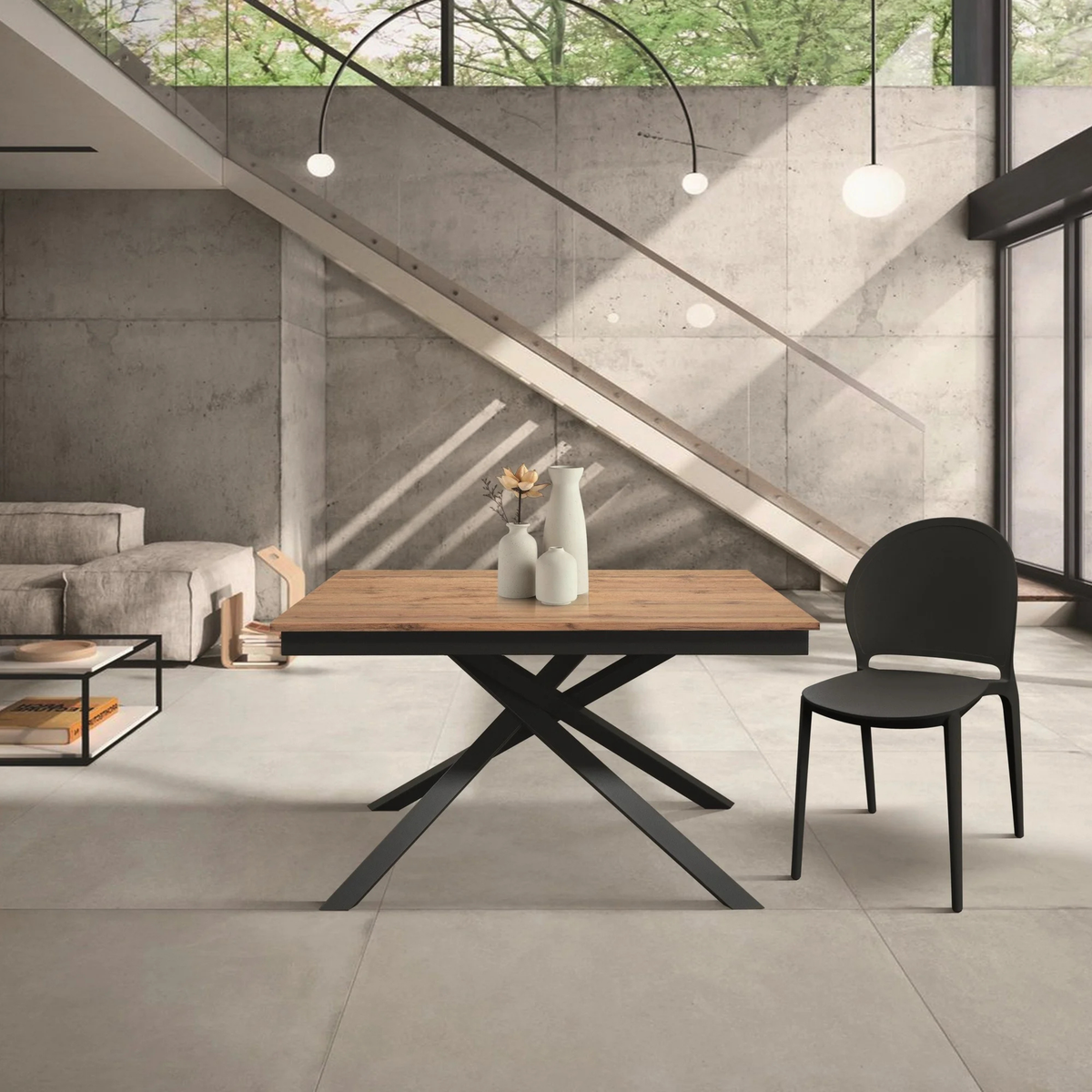 Tavolo allungabile AMBER 160×90 cm – 210×90 cm