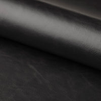 Sedia Luna in ecopelle nera